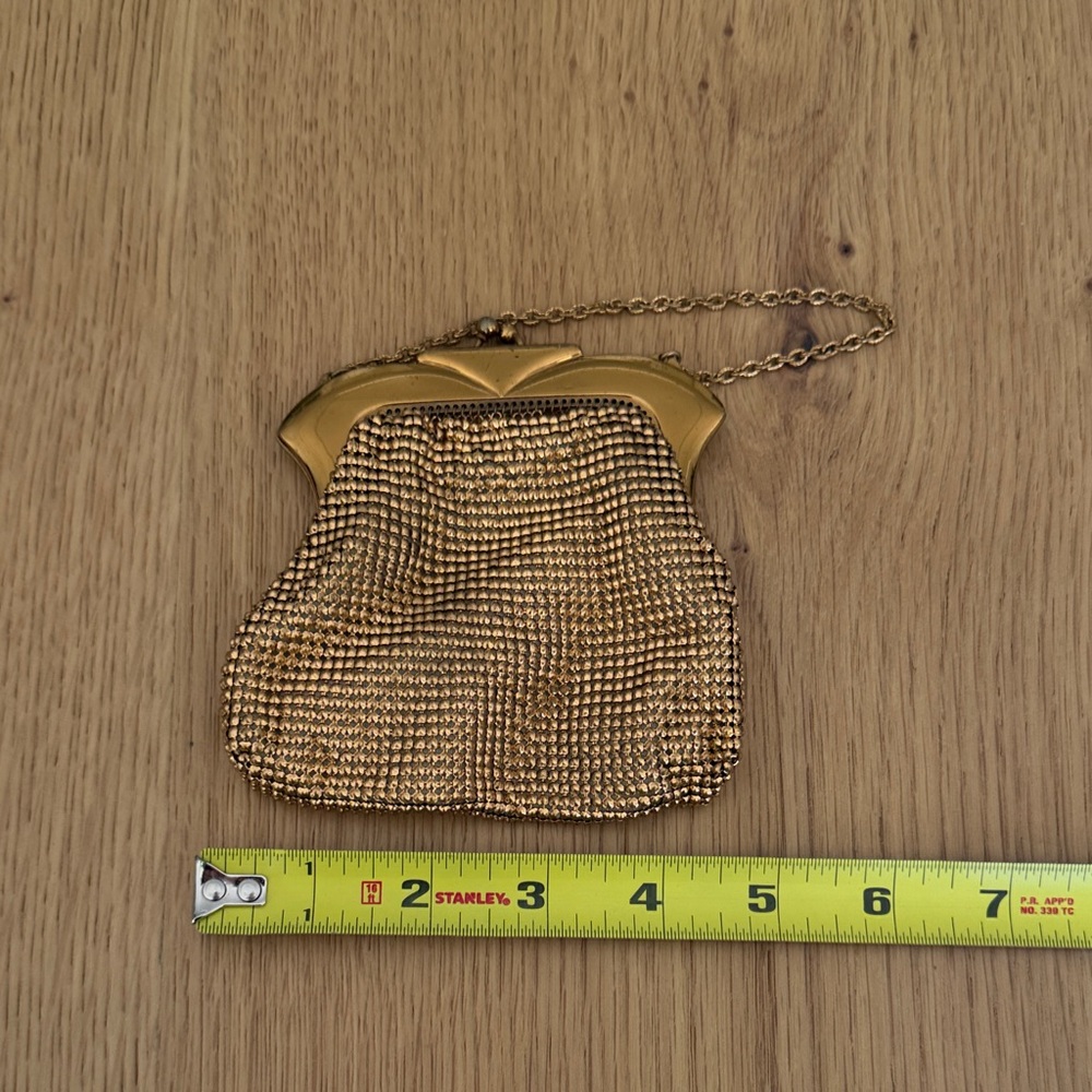 Whiting & Davis Gold Mesh Wristlet